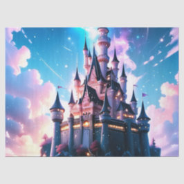 Papel De Seda Mágica Fantasia Castelo Birthday Gift Wrap