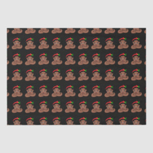 Papel De Seda Mágica Menina Negra, Presentes De Natal, Gif De An