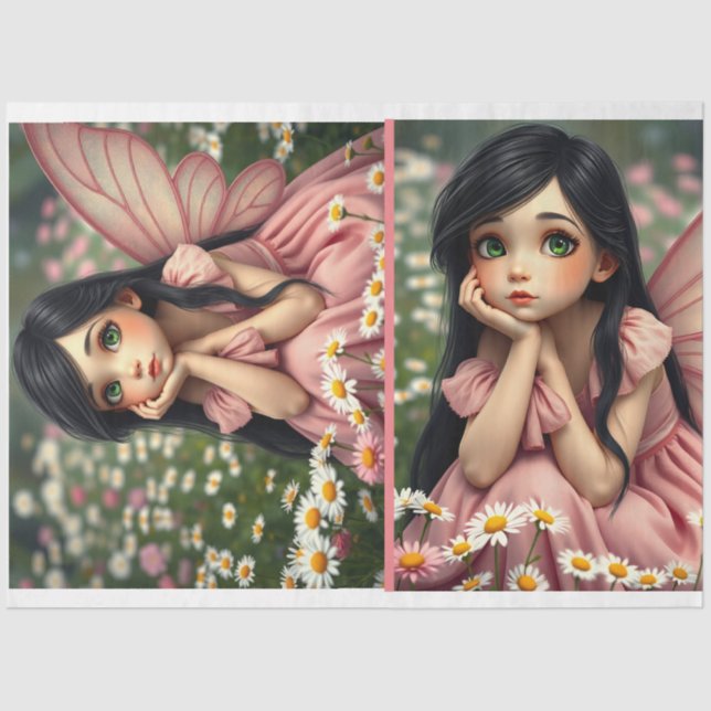 Papel De Seda Magical Fairy Princess Double Trouble Decoupage (Frente )