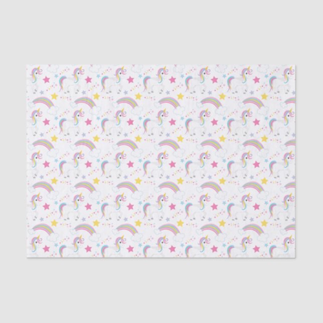Papel De Seda Magical Rainbow Unicorn (Frente )