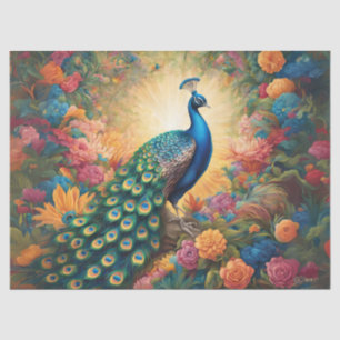 Papel De Seda Magnifico Peacock
