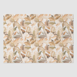 Papel De Seda Magnolias Modernas Floral