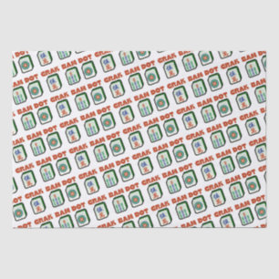 Papel De Seda Mahjong Dot Crak Bam