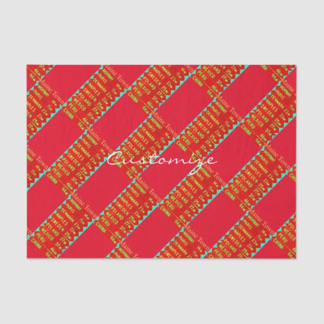 Papel De Seda Maine Tows - Sinal Thunder_Cove (Frente )