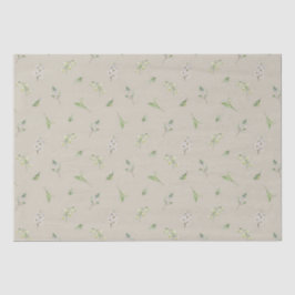 Papel De Seda Maio Mês de Nascimento Flor Hawthorn Lily Do Vale