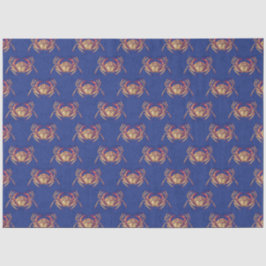 Papel De Seda Mais Design da Série Náutica Vermelho e Azul 8