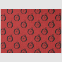 Papel De Seda Mais Design da Série Náutica Vermelho e Azul Marin
