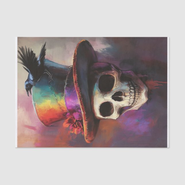 Papel De Seda Mais Lyfe do Crânio2 (Frente )