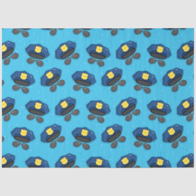 Papel De Seda Mais Série de Design de Polícia 16 (Frente )