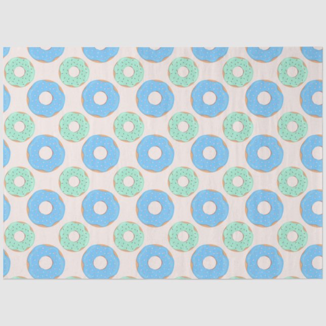 Papel De Seda Mais Série de Designs de Donuts 29 (Frente )