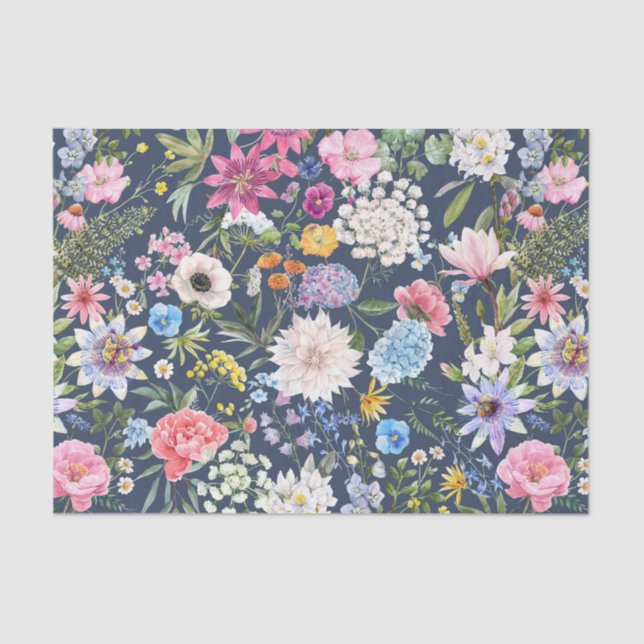 Papel De Seda Maisy - Floral (Frente )