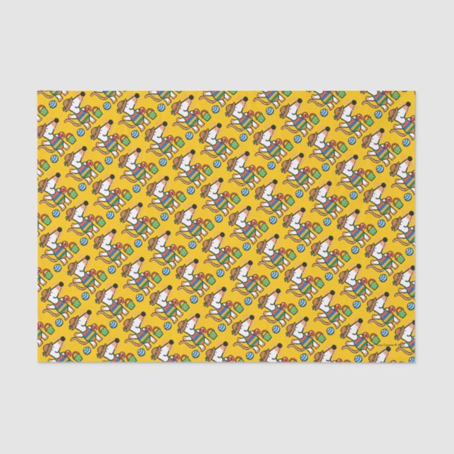 Papel De Seda Maisy no aniversário da praia (Frente )