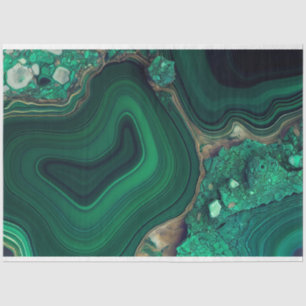 Papel De Seda Malaquite Cu6CO3(OH)2