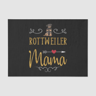 Papel De Seda Mamã do amor rottweiler