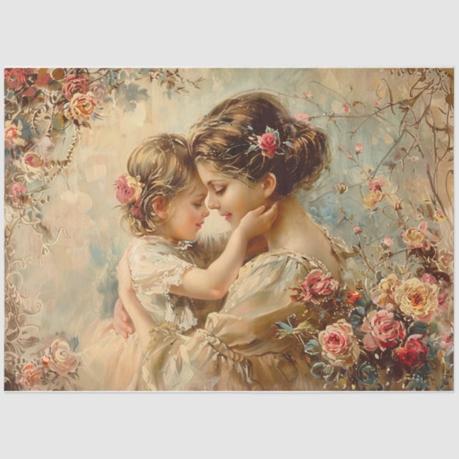Papel De Seda Mamãe e eu (Frente )