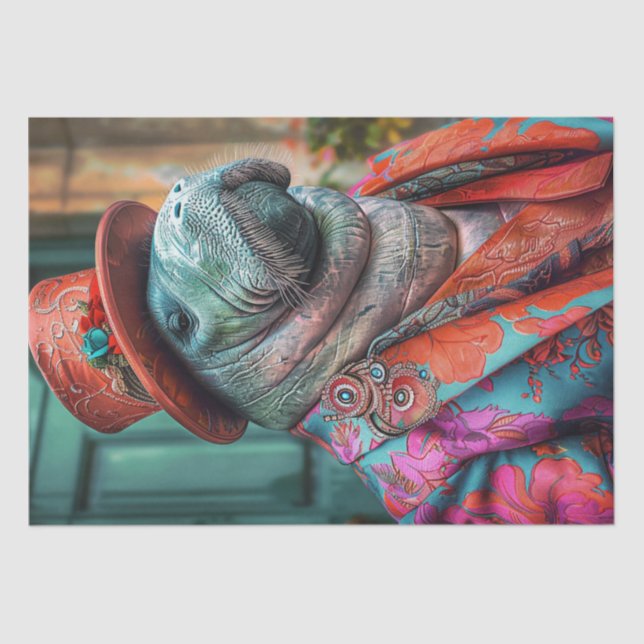 Papel De Seda Manateado Imobiliário De Desentrelaçamento Elabora (Frente )