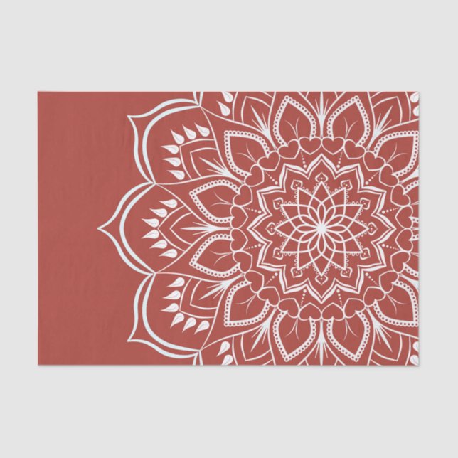 Papel De Seda Mandala boho bohemian (Frente )