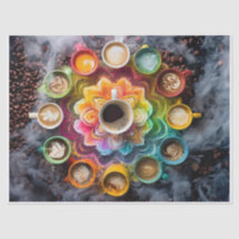 Mandala de Java Bean, Xícaras Coloridas