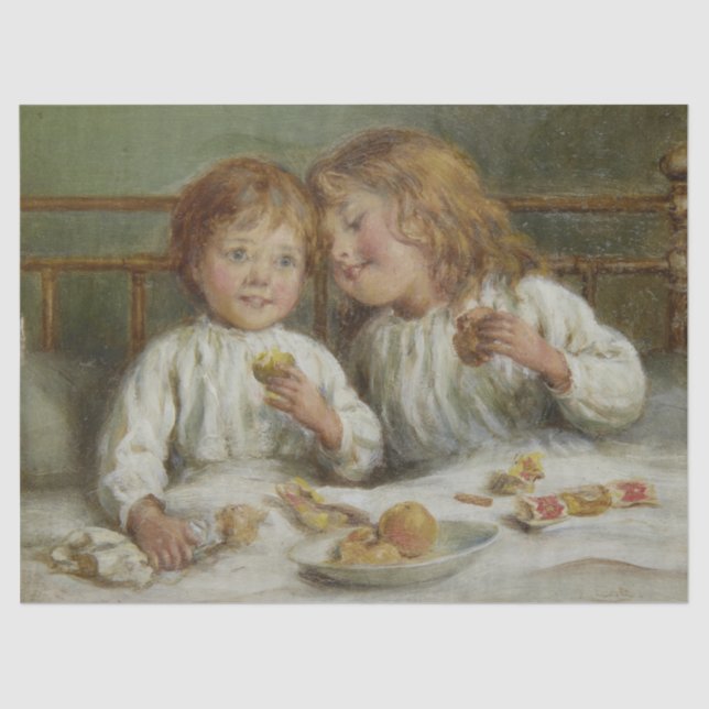 Papel De Seda Manhã de Natal (por Joseph Clark) (Frente )