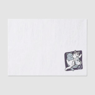 Papel De Seda Manípulo De Rato - Gatos De Dormir Em Cute
