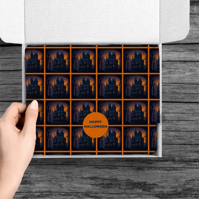 Papel De Seda Mansão Assombrada ao Halloween Adulto (Criador carregado)