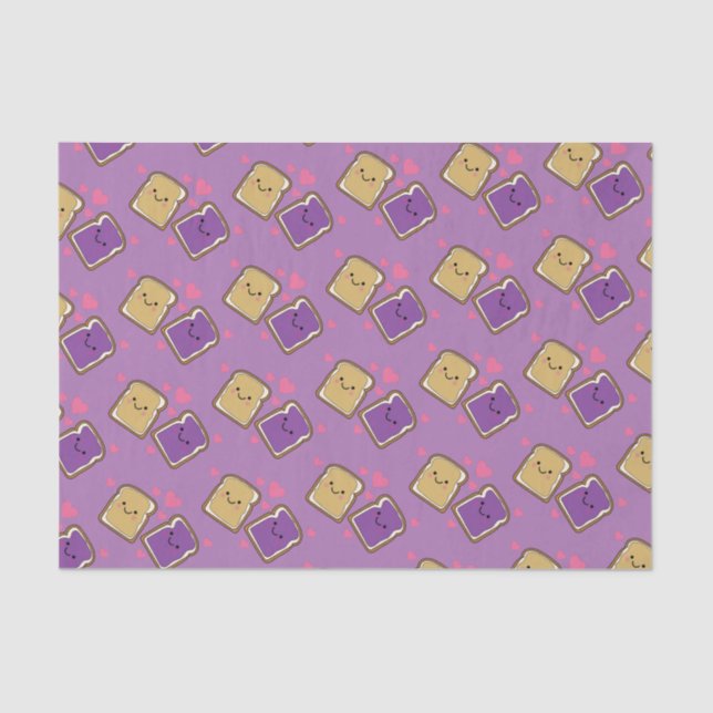 Papel De Seda Manteiga de amendoim e Festa de aniversário de gel (Frente )