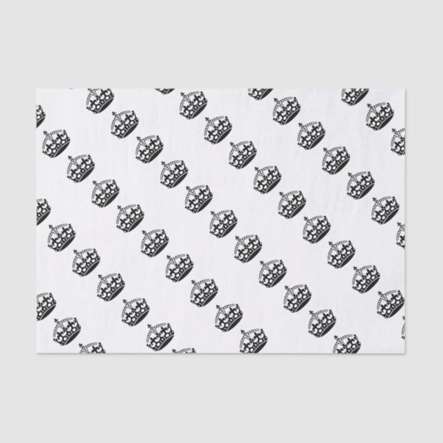 Papel De Seda Mantenha a coroa calma (Frente )