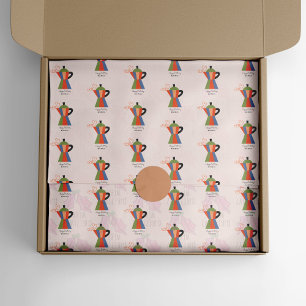 Papel De Seda Manter Calmo e Beber Pote de Café de Coffee