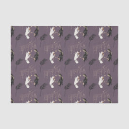 Papel De Seda Mãos Roxas Lua (Design 3 da Série Roxa)