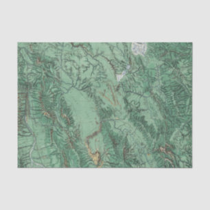 Papel De Seda Mapa da classificação de terra de Idaho
