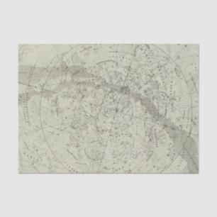 Papel De Seda Mapa de céu nocturno do Norther