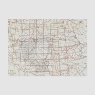 Papel De Seda Mapa de esqueleto