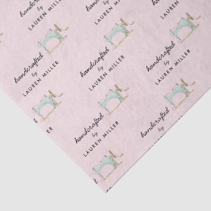 Papel De Seda Máquina de Costura Vintage Chic Feita à Mão