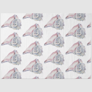 Papel De Seda Mar de Cores Aquáticas Submarinas Design 15