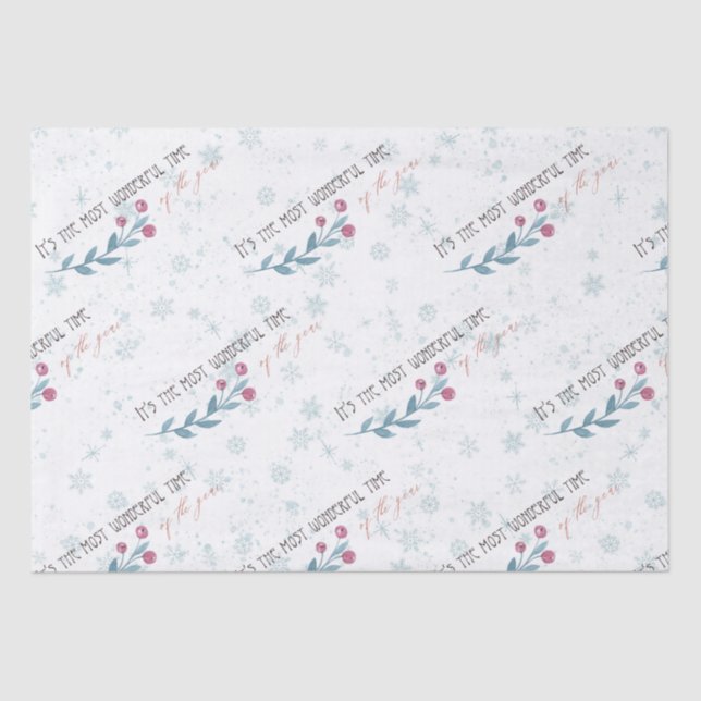 Papel De Seda Maravilhosas Pastas de Natal (Frente )