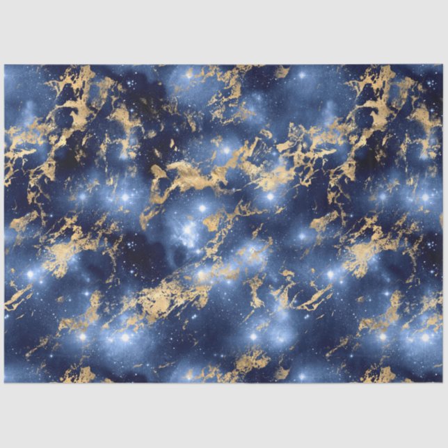 Papel De Seda Marble Galaxy Series Design 10 (Frente )