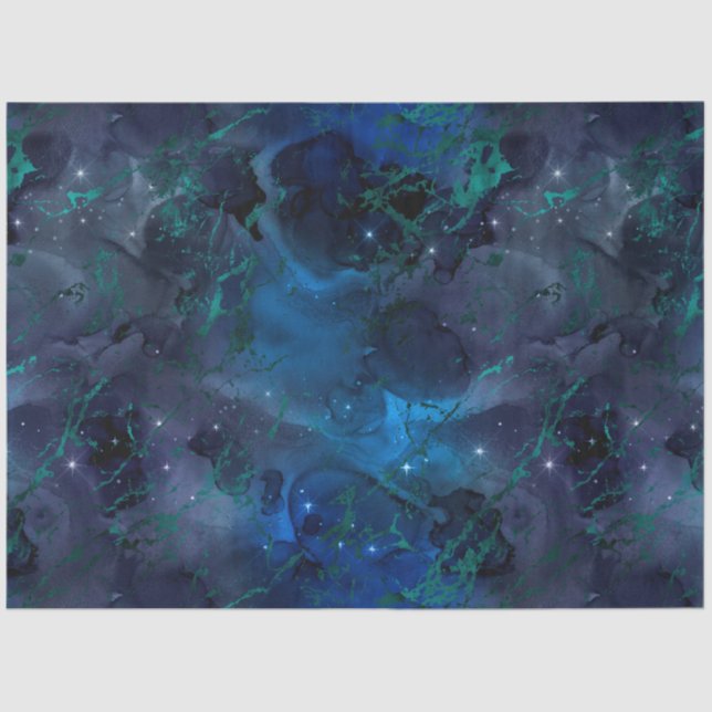 Papel De Seda Marble Galaxy Series Design 11 (Frente )