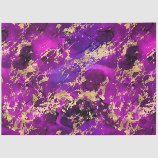 Papel De Seda Marble Galaxy Series Design 14 (Frente )