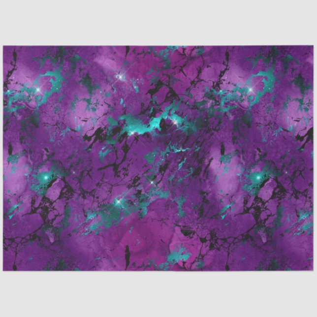 Papel De Seda Marble Galaxy Series Design 7 (Frente )