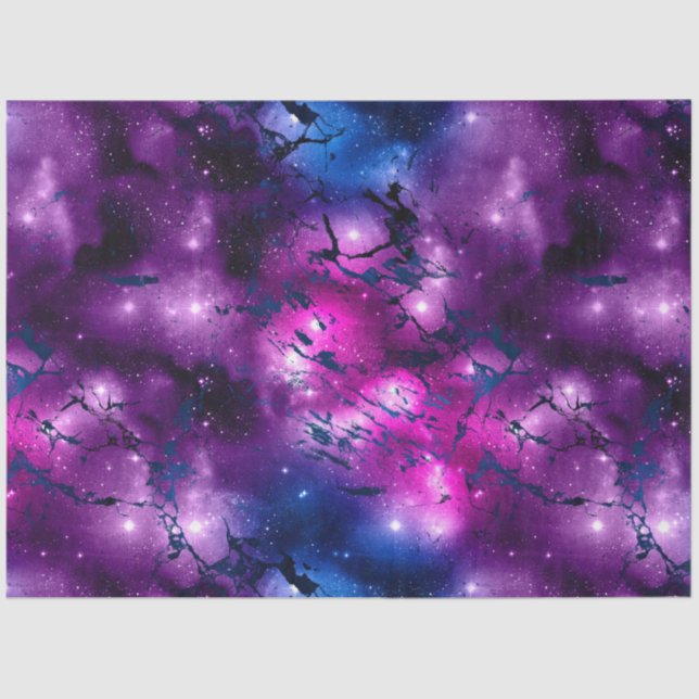 Papel De Seda Marble Galaxy Series Design 8 (Frente )