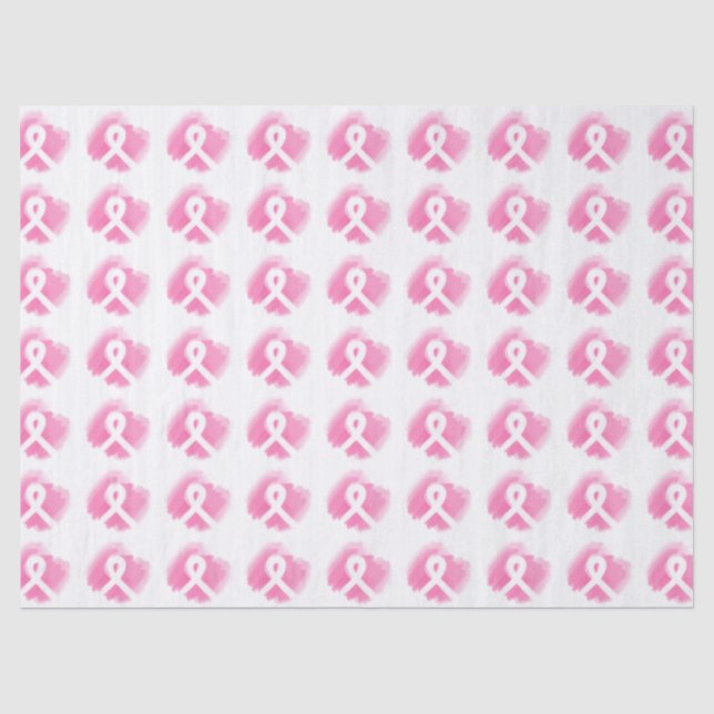 Papel De Seda Marca d'água para conhecimento do Cancer   (Frente )