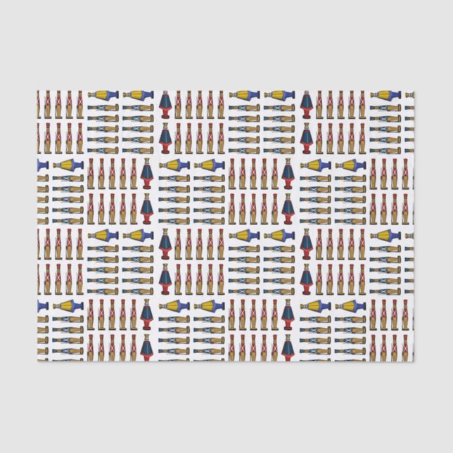 Papel De Seda Marching Toy Soldier Exército de Natal (Frente )