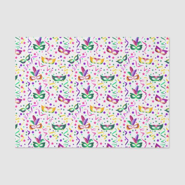 Papel De Seda Mardi Gras (Frente )
