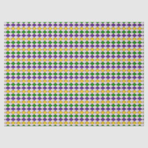 Papel De Seda Mardi Gras Diamantes Harlequin Impressão Patterno