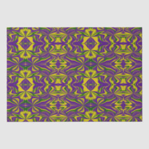 Papel De Seda Mardi Gras Kaleidoscope