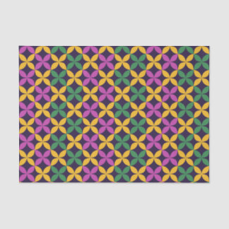 Papel De Seda Mardi Gras Sete Círculos