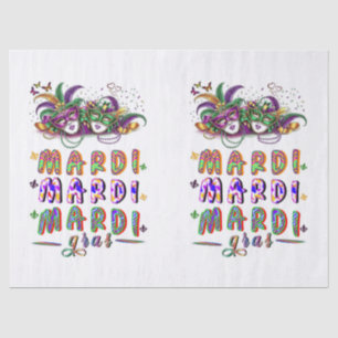 Papel De Seda Mardi Mardi Gras