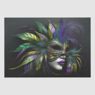 Papel De Seda Mardis Gras Mask