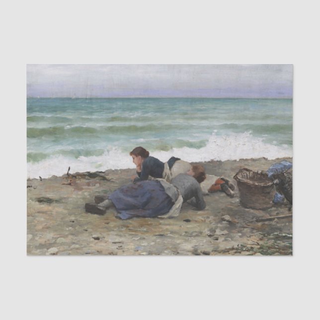 Papel De Seda Maré Alta, Etretat de Daniel Ridgway Knight (Frente )