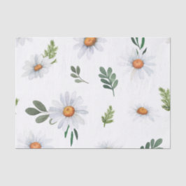 Papel de seda margarida branca, Margaridas brancas